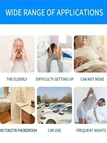 1个便携式男女尿壶，旅行尿壶，车载尿壶，徒步旅行尿壶，适合老年人和户外活动 - 白色 - 查看 7