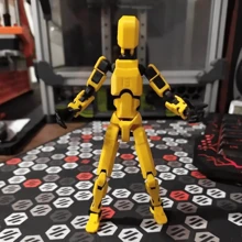 3d列印動作人物dummy13,全身機械移動玩具,多種配件,手繪人物,桌上裝飾