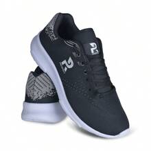 Men Sneakers - Black/White, Black/Black and Black/Green - View 4