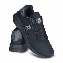 Men Sneakers - Black/White, Black/Black and Black/Green - View 7