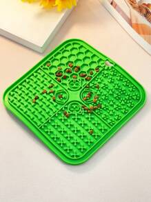 1 件方形宠物舔垫，防滑硅胶慢食垫，适用于狗和猫，宠物用品 - 彩色 - 查看 15