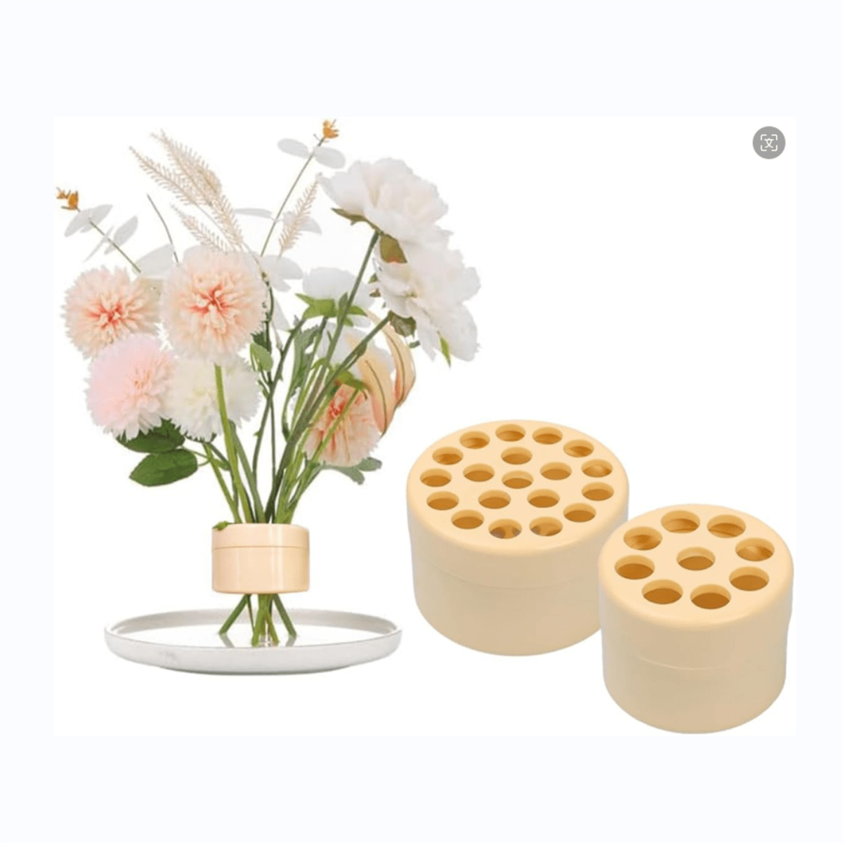 Spiral Ikebana Stem Holder, Spiral Stem Holder For Vases, Spiral Flower