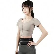 Thể thao Túi đeo lưng , Không giới tính Đa chức năng  chạy Túi Fanny , Không thấm nước Túi đựng điện thoại , Ngoài trời Túi thắt lưng Đối với Marathon - màu đen - Xem 1