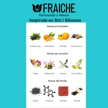 Perfume Fraiche Riri 6O ml Dama - Rosa Oxidada - Ver 2