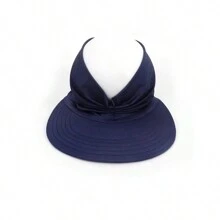 1pc Women's Solid Color Outdoor Sports Anti-Uv Sun Hat, Spring, Summer, Autumn, Cute Sunscreen Cap