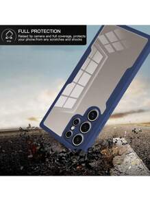 镜面苹果Iphone 16新款齐彩360度全保护防摔防撞手机壳 - 寶藍色 - 查看 3