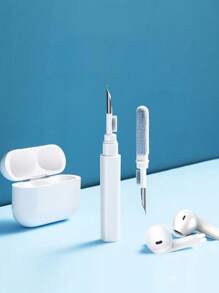 Cleaner Kit Compatible With AirPods Pro 1 2 3 4 Multi-Function Cleaning Pen With Soft Brush Flocking Sponge For Earphones Case Cleaning Tools,Cleaning Pen Compatible With AirPods Pro 1 2 3 4 Multi-Function Cleaner Kit Soft Brush - Multicolor - View 5