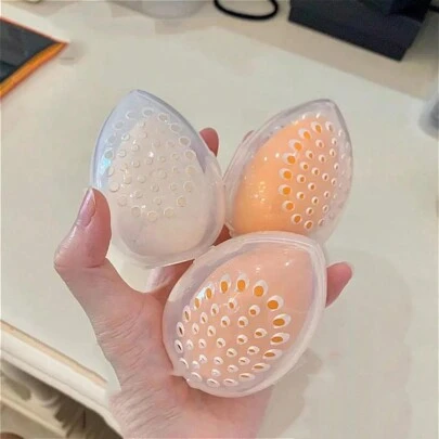 1PC/3PCS/7PCS Cosmetic Egg Beauty Storage Case Portable Travel Breathable Puff Box, A Must-Have To Carry On School Campus, With A Lid, Closed Air Holes, Carry A Mini Cosmetic Storage Sponge Storage Beauty Egg Carton When You Go Out,Makeup,Cheap,Room Decor,Vanity,Travel,Bedroom,Makeup Accessories,Puff,Makeup Blender,Powder Puff,Makeup Sponge,Cheap,Stocking Stuffers,Makeup,Makeup Tools,Cheap Stuff,Gifts,Gifts For Women,Christmas Gifts,Giveaways,Travel,Cheap Stuff,Travel Essential