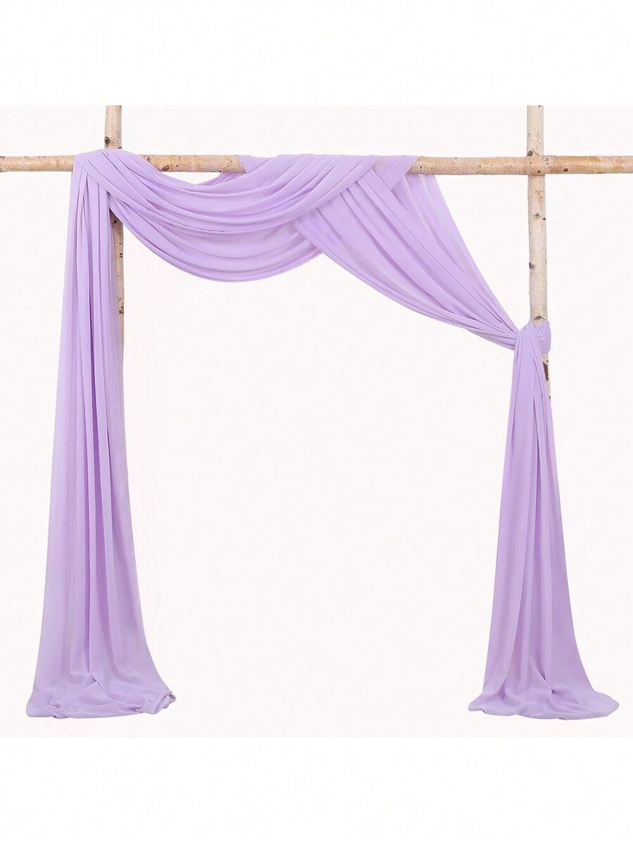 Arch Drapes 1/2 Panels 4.4 Yards Sheer Backdrop Curtains For Parties Ceiling Wedding Arch Reception Drapery Fabric Decor,Christmas
