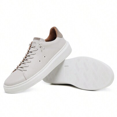 Tênis Sapatênis Macio Com Cadarço Sport Fino Confortável