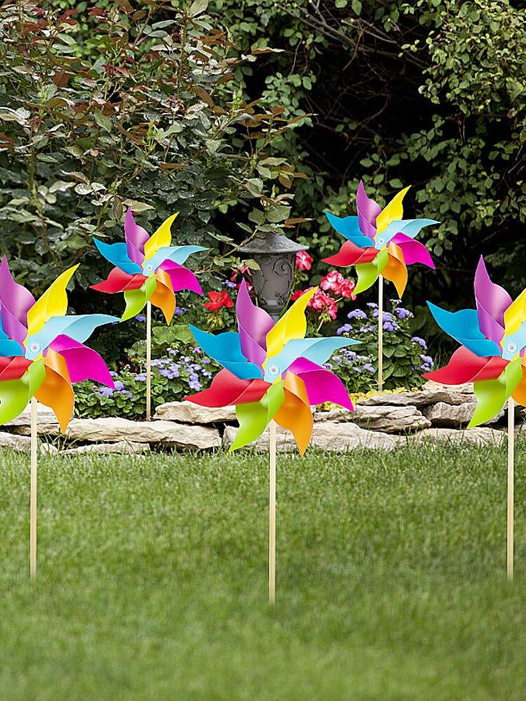 Confezione da 50 pali decorativi da giardino a forma di farfalla, colorati, ornamenti da giardino per interni/esterni, per cortile, patio, decorazione natalizia