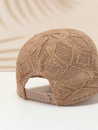 1pc Summer Hollow Out Trucker Cap For Driver Boho Casual