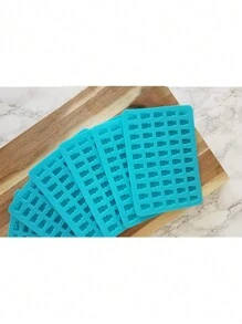 1個50個孔熊形矽膠巧克力模具,diy烤製、軟糖、果凍、水果小食、冰塊 - 55個小愛心 - 查看 9