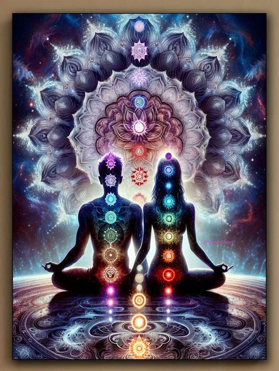 Diy 1PC Meditation Mandala Diamond Painting Full Round Diamond Home Decor Picture Of Diamonds Diamond Mosaic Cross Stitch Kits 30x40cm Or 40x50cm - Multicolor - View 1