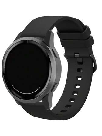 1pc 18mm, 20mm, 22mm Soft Silicone Watch Band Strap Compatible With Samsung Galaxy Watch Active 2/Watch 3 45mm/42mm, Gear S3, Galaxy Watch 4/5/6, Garmin, Unisex Design