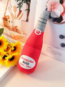 Wine Bottle Shape Cat Dolls Interactive Squeaky Dog Dolls For Medium Dogs Doll Best Bored Indoor Cats Funny Stuffed Cute Pet Supplies(For Pets Only) - Multicolor - View 16