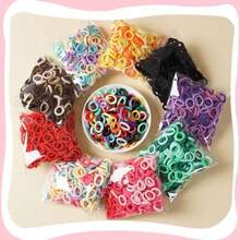 99 piezas Scrunchies de pelo de princesa, aptos para uso diario, coleta, ligas de pelo, bandas de goma para el cabello, cuerda para el cabello, sujetadores elásticos para el cabello - Multicolor - Ver 20