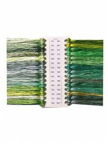 Light Green Embroidery Thread - Lime Green - View 3