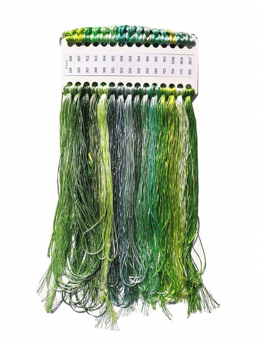 Light Green Embroidery Thread - Lime Green - View 1