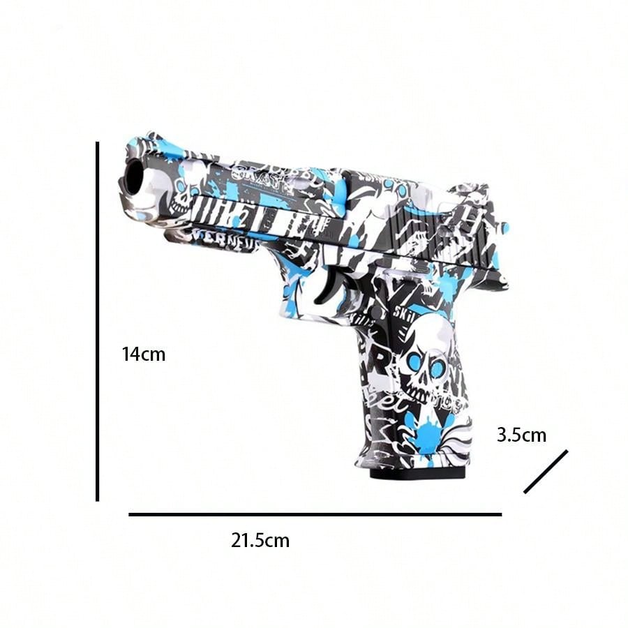 A Toy Pistol With The Blue Skin Of The Evil Knight, Using Sponge Soft