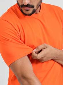 Men T-Shirts - 橘色 - 查看 4