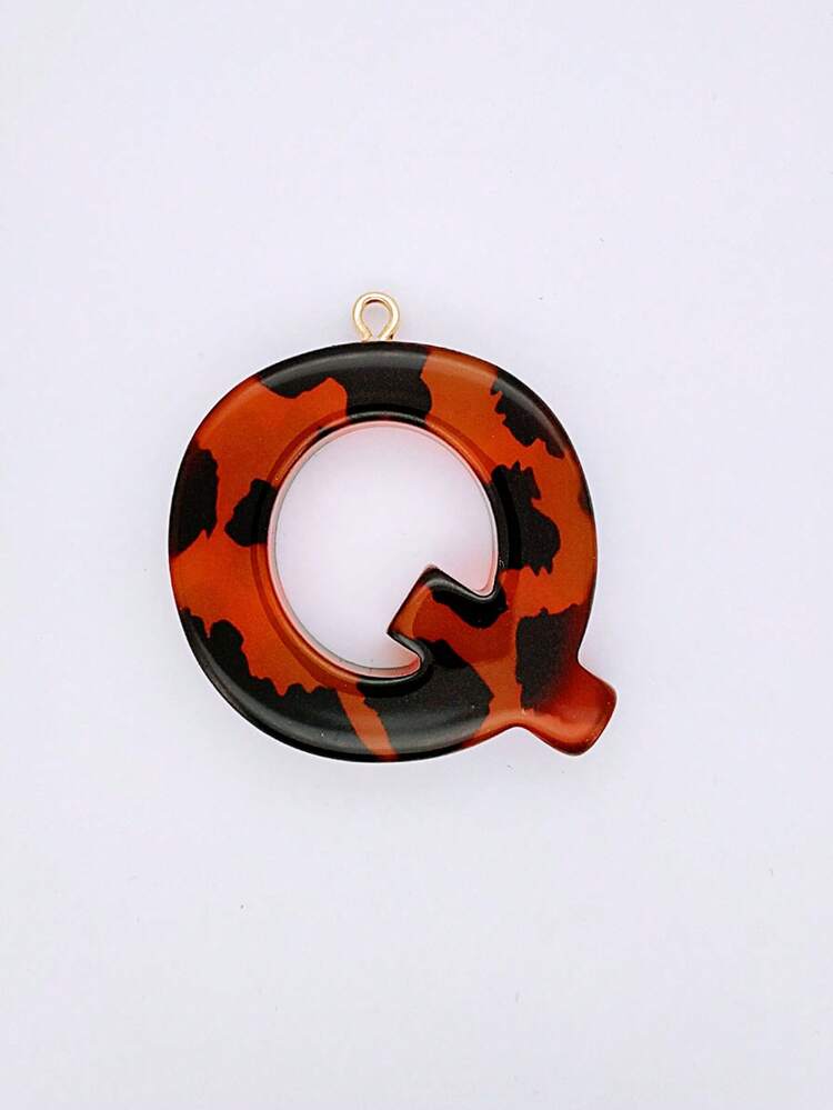 2 Miếng Rỉ sét Nâu Đầy màu sắc Giọt nước Polyresin Hình chữ cái Phụ kiện trang sức DIY , Móc chìa khóa , Quần áo Đồ trang trí Chất liệu - Rỉ Nâu - Xem 34