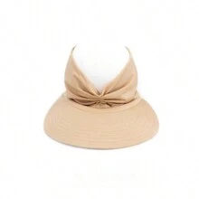 1pc Women's Solid Color Outdoor Sports Anti-Uv Sun Hat, Spring, Summer, Autumn, Cute Sunscreen Cap