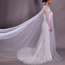 1pc Extra Large Luxury Embroidered Sequin Shawl, Bridal Wedding Party Wrap - VG25 - View 3