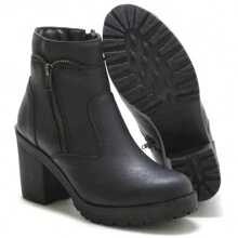 Women Pant Boots - 黑色 - 查看 3