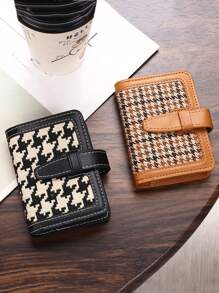 MIYIN Suport card de poștă cu model de picior de gală de epocă, pentru zi cu zi, PU, cu mai multe carduri, geantă transparentă, geantă pentru carduri Geanta de depozitare pentru carduri.