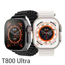 Smart Watch T800 ultra Reloj inteligente T800Ultra, carga inalámbrica, llamada,Bluetooth, monitoreo, medición de la frecuencia cardíaca, presión arterial, deportes, moda y reloj inteligente de salud. - Naranja Quemada - Ver 3