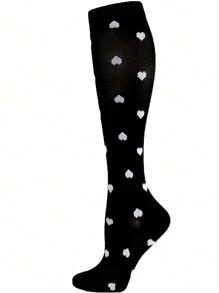 3對靜脈曲張壓縮襪，男女運動員跑步跳繩腿部支撐襪，非醫用運動襪