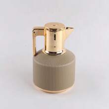 全新阿拉伯风格隔热保温咖啡壶、水壶、茶壶和咖啡壶 1000 毫升，双层壁，用于保存热饮的热水瓶，粉色玻璃内衬水瓶，重返校园 - 彩色 - 查看 8