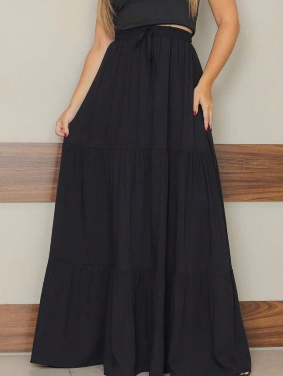 Women Skirts - màu đen - Xem 1