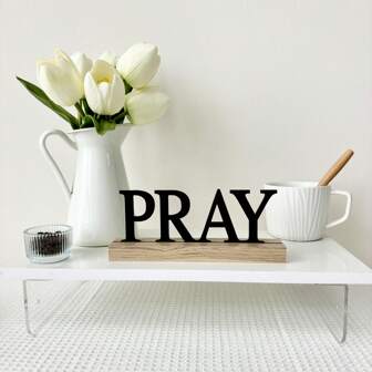 Wooden Inspirational Home Decoration Farmhouse Table Centerpiece Decor For Home, Office, Living Room Best Gifts Birthday Graduation