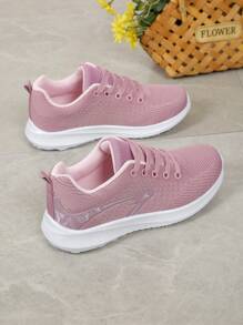 1pair New Arrival Classic, Fashionable, Casual, Comfortable, Lightweight, Durable Athletic Shoes For Kids