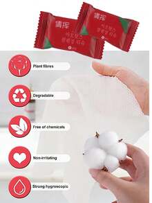 20入組便攜式壓縮巾,迷你壓縮手帕紙巾,適用於旅行、露營、運動、美容院、家庭使用的衛生紙（一個尺寸=1片） - 彩色 - 查看 6