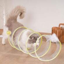 Brinquedo Para Gatos Pets Túnel Labirinto Mola maluca interativo