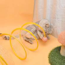 Brinquedo Para Gatos Pets Túnel Labirinto Mola maluca interativo