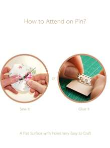 50/100Pcs/Lot 20/25/32/38mm DIY Base Pins Brooch Clip Silver Base Brooch Settings Blank For Jewelry Making Supplies - Silver - View 7