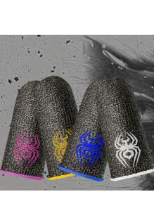 1 对银纤维指套带龙拇指套手指无缝触摸屏防汗透气手指套，厨房，浴室，家居，家居供应商 - 白色 - 查看 2