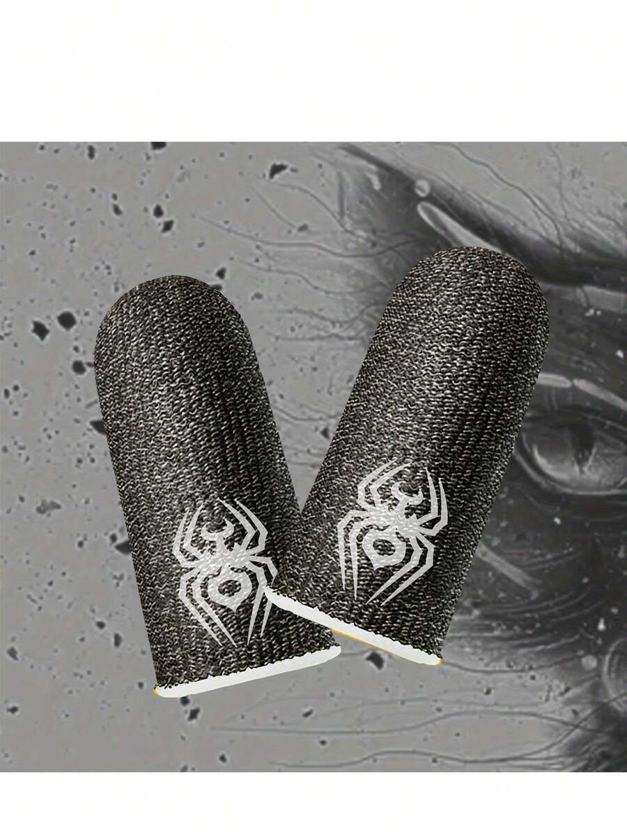 1 对银纤维指套带龙拇指套手指无缝触摸屏防汗透气手指套，厨房，浴室，家居，家居供应商 - 白色 - 查看 1