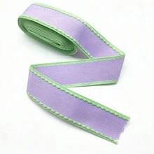 2.7公尺長1英寸寬的格洛斯蓮絲緞帶,適用於製作蝴蝶結,花卉裝飾,禮物包裝 - 2.7米長 - 查看 20