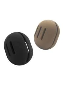 1个硅胶化妆海绵保护盒，带防尘盖的化妆品蛋形收纳盒，适合旅行、化妆、房间装饰、梳妆台、卧室、化妆配件、粉扑、美妆蛋、散粉扑、化妆海绵、便宜、圣诞礼物、化妆品、化妆工具、廉价商品、礼物、女士礼物、圣诞礼物 - 棕色 - 查看 3