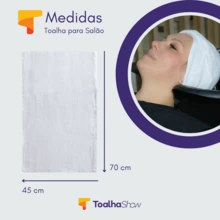 Show Towel Hair Towels - Đen và trắng - Xem 7