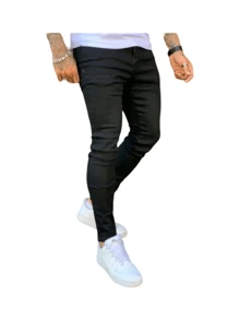 Men Pants - Black - View 3