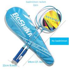 Outdoor Sports Interact Entertainment Exercise Badminton Rackets Set For Man&Woman, Beginner Training, Adult, Lightweight Durable Attack Type - Multicolor - View 2