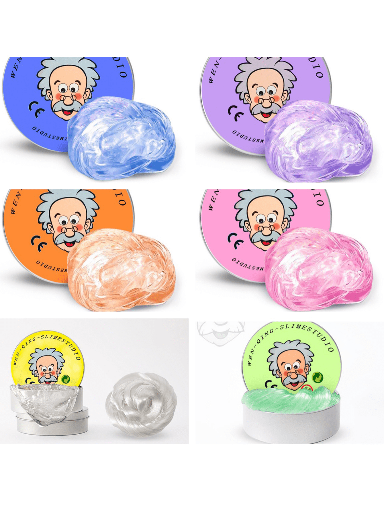 Creative Putty NonNewtonian Fluid Stress Relief Plan Slime Clear