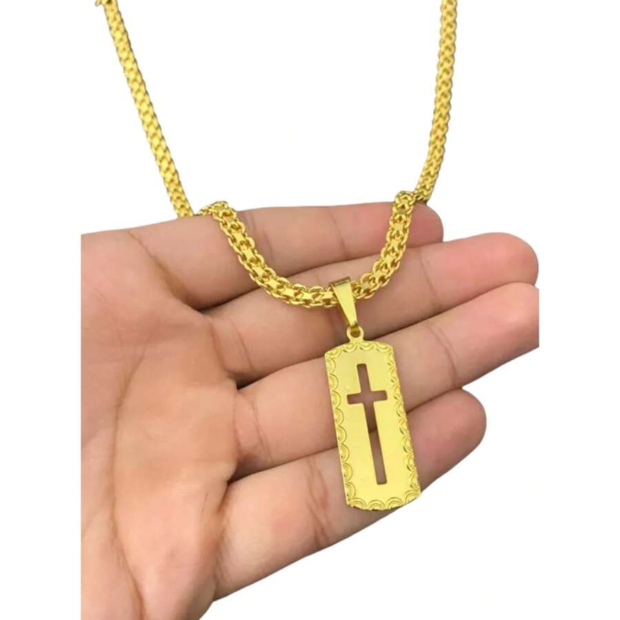 Men's Chain Necklaces - 金色 - 查看 1