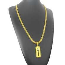 Men's Chain Necklaces - 金色 - 查看 2